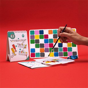 🎨  Comprendre les fractions en peinture  (8 à 10 ans)