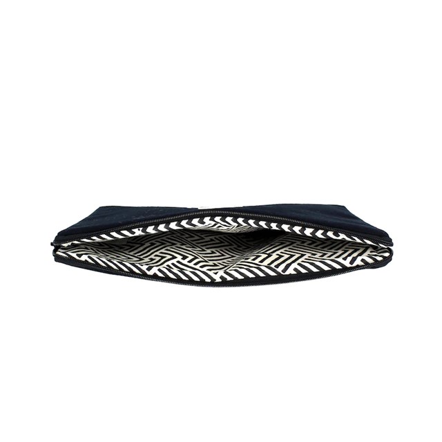 Housse d'ordinateur AVA, noir, coton bio 4