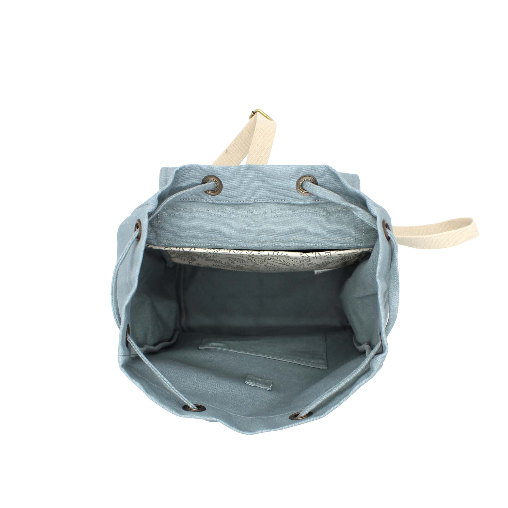 Sac à dos ELIOT, vert sauge, coton bio 6