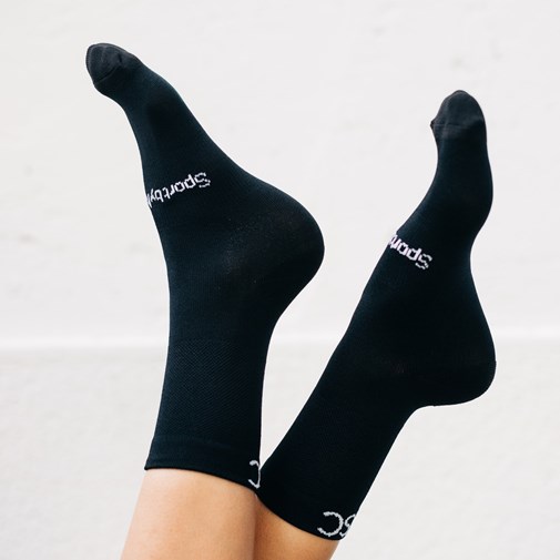 Chaussettes multisports en ricin - black