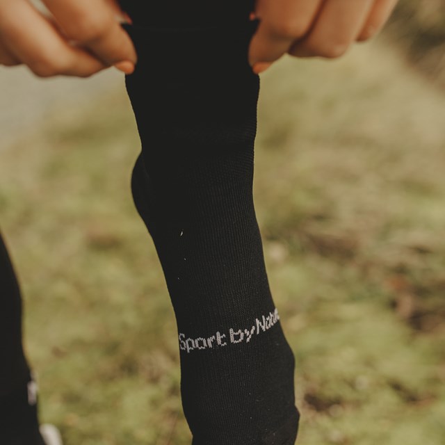 Chaussettes multisports en ricin - black 4