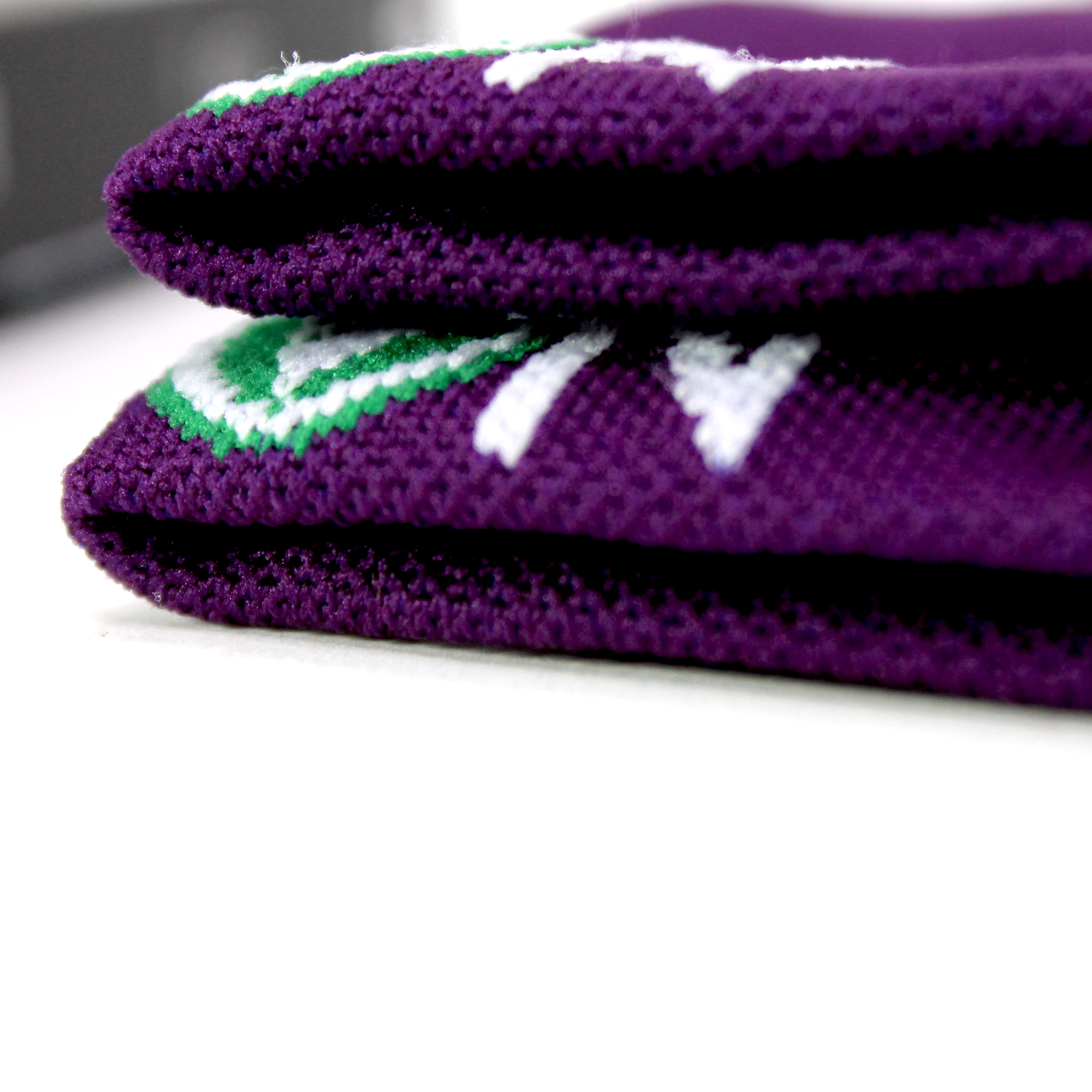 Chaussettes multisports en ricin - prune 2