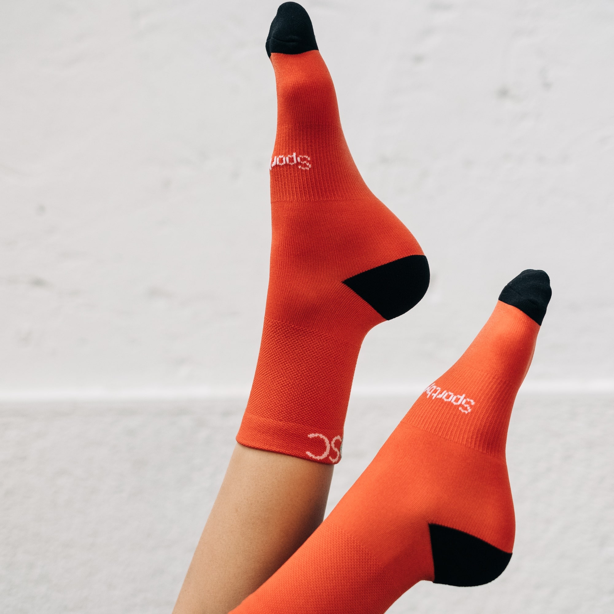 Chaussettes multisports en ricin - orange 5