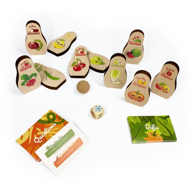 Jeu pour découvrir les fruits et légumes