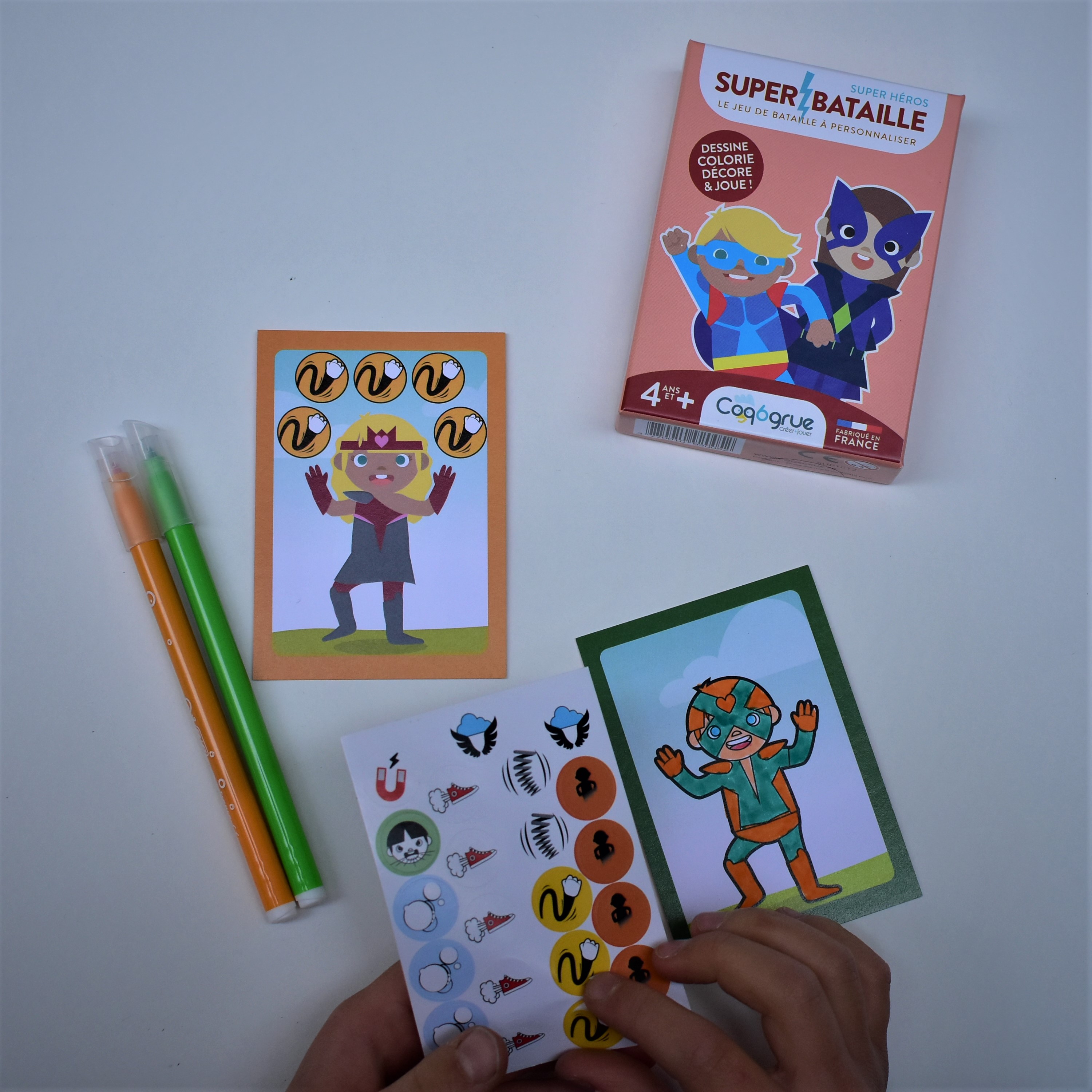 Super Bataille le jeu de bataille créatif à personnaliser made in France