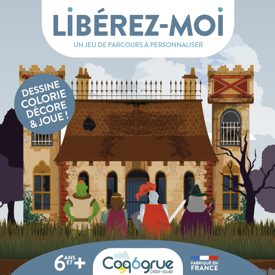 Libérez-moi ! Le jeu de parcours à personnaliser que les enfants adorent