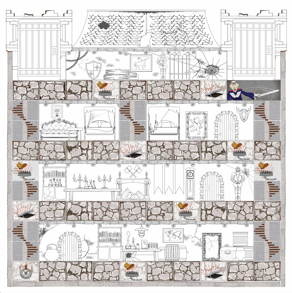 Libérez-moi ! Le jeu de parcours à personnaliser en coloriant son plateau de jeu