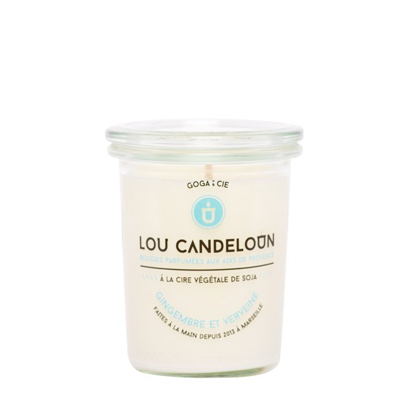 Bougie naturelle parfumée "gingembre et verveine" 2