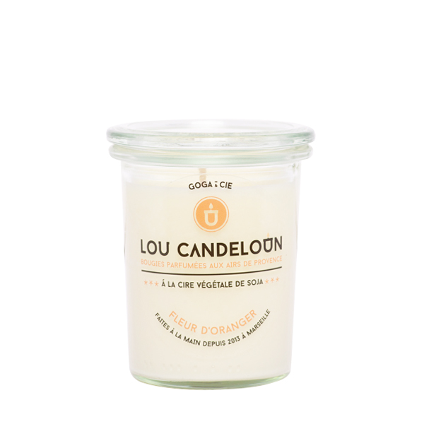 Bougie naturelle parfumée "fleur d'oranger" 2