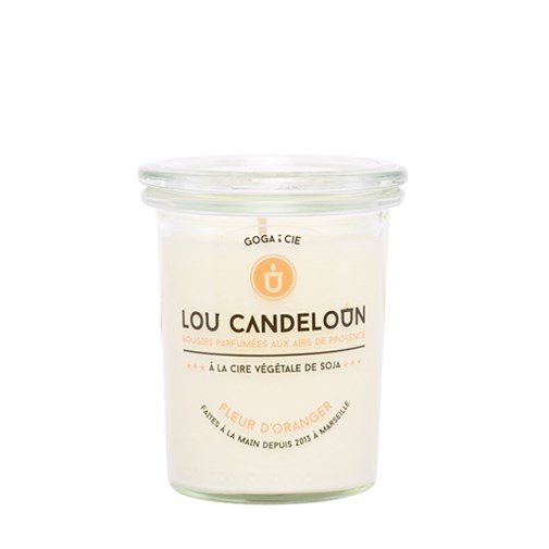 Bougie naturelle parfumée "fleur d'oranger"