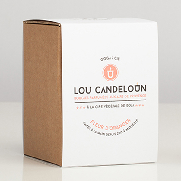 Bougie naturelle parfumée "fleur d'oranger" 3