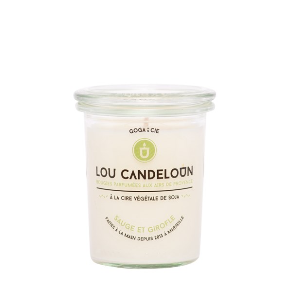 Bougie naturelle parfumée "sauge et girofle" 3