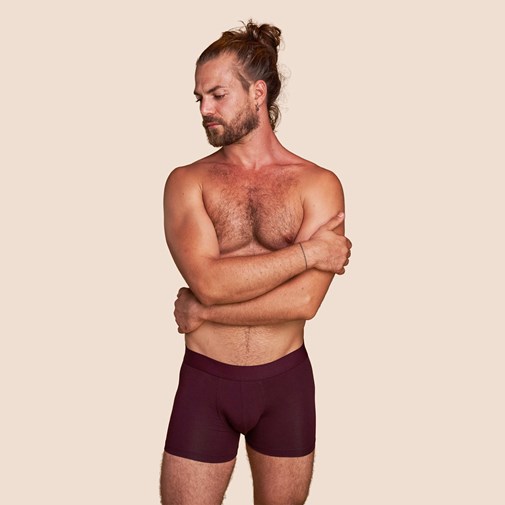 Boxer Confort Lie de vin - pack de 2 boxers