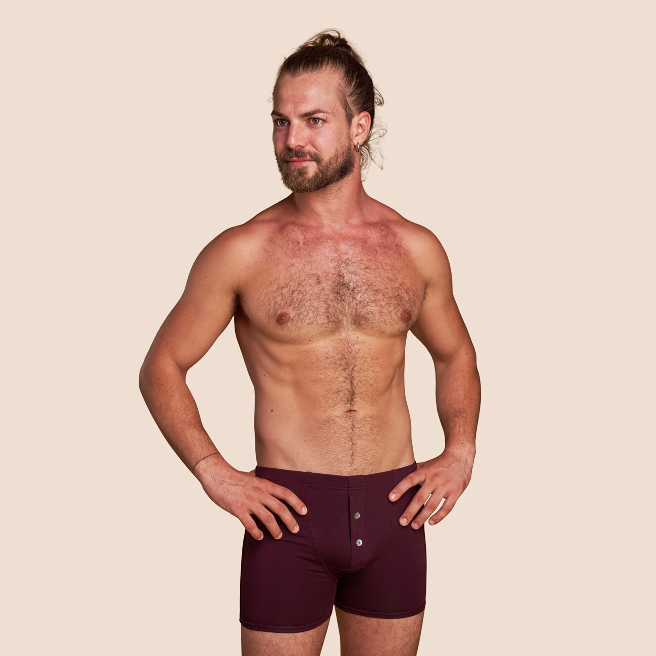 Boxer héritage lie de vin hommes