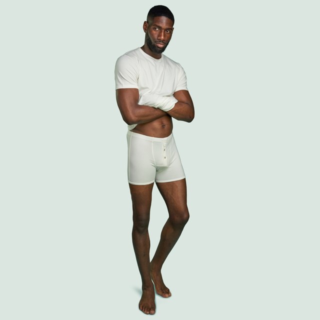 Boxer Héritage Blanc crème - pack de 2 boxers 4