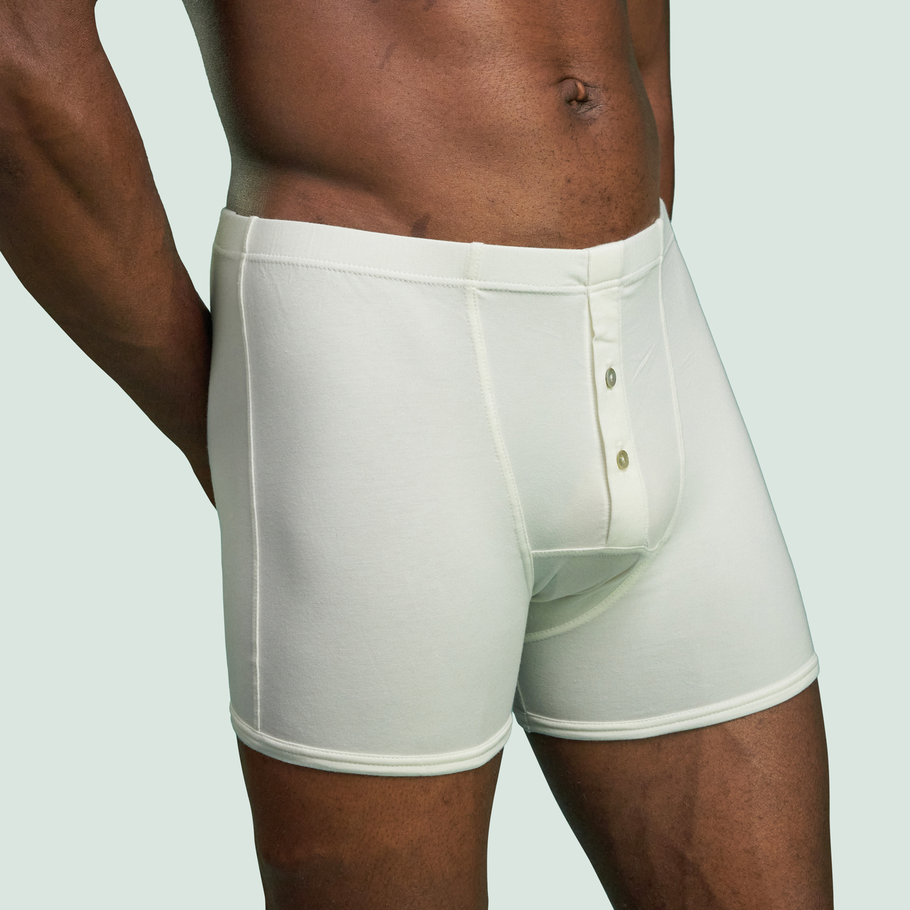 Boxer homme vintage blanc micromodal
