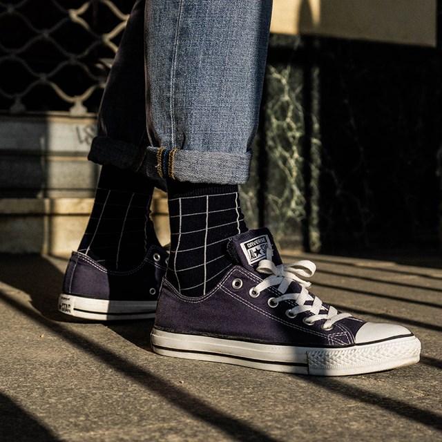 Chaussettes homme carreaux