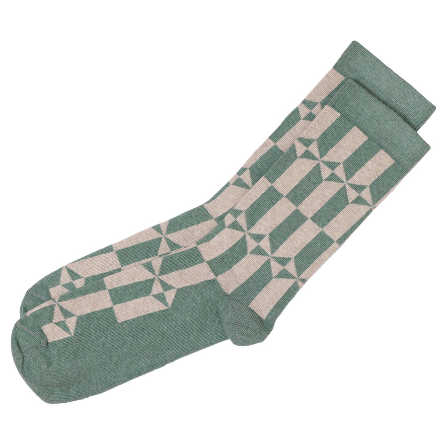 Chaussettes homme vertes