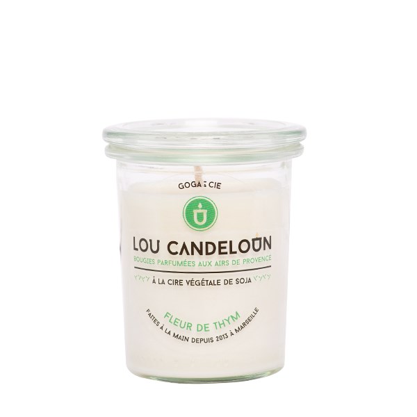 Bougie naturelle parfumée "fleur de thym" 2
