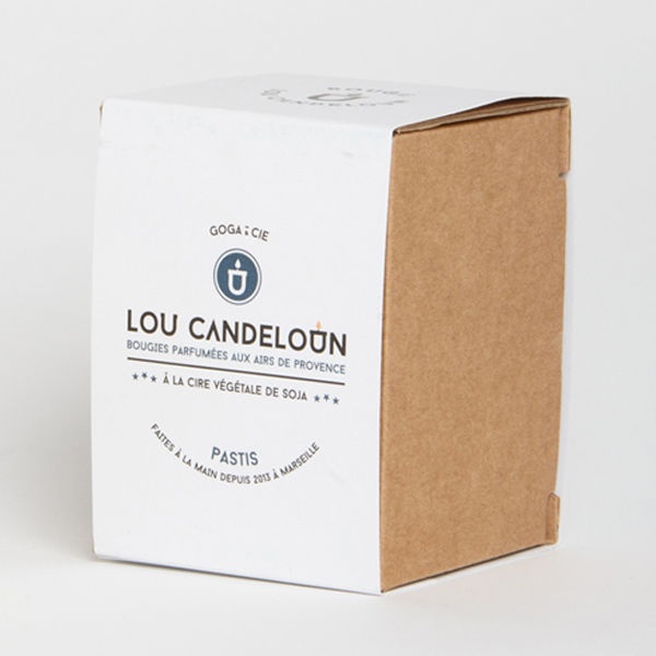 Bougie naturelle parfumée "pastis" 2