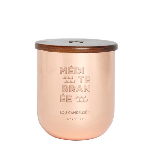 Bougie naturelle et vegan - Mediterranée 280g