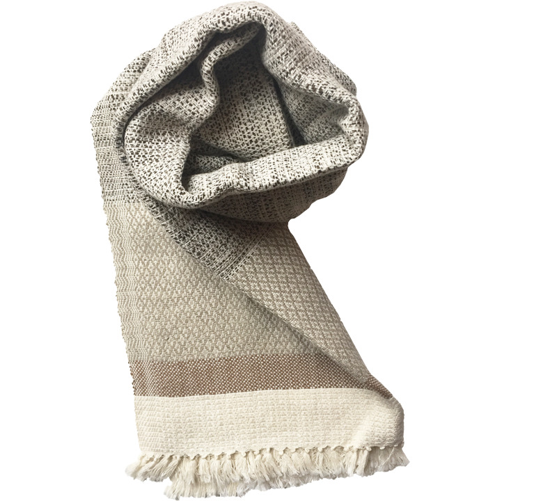 Echarpe mixte 100% coton détourée