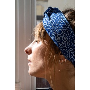 Headband Batik et teinture naturelle