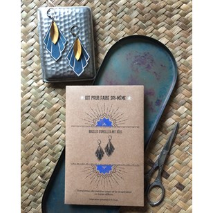 Kit DIY - Boucles d'oreilles Art Déco