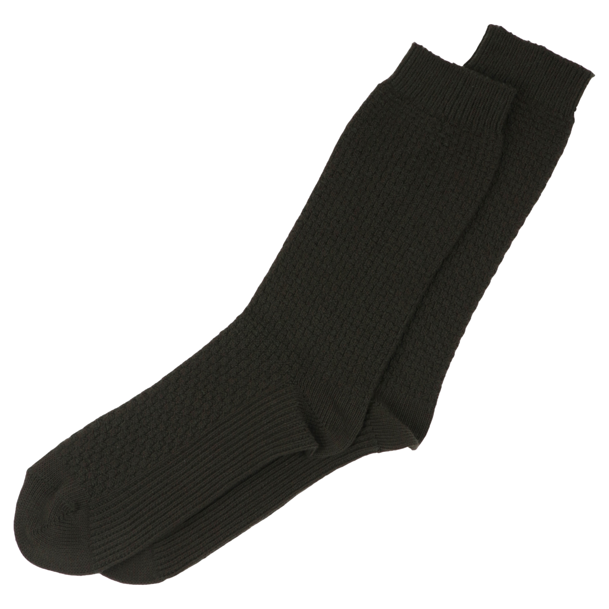 Chaussettes vert kaki homme