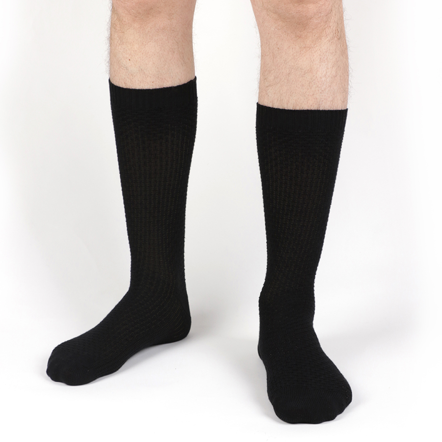 Chaussettes noires pour homme
