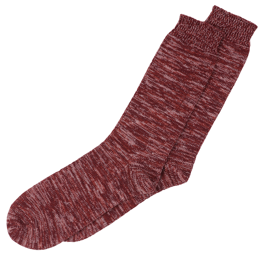 chaussettes bordeaux homme
