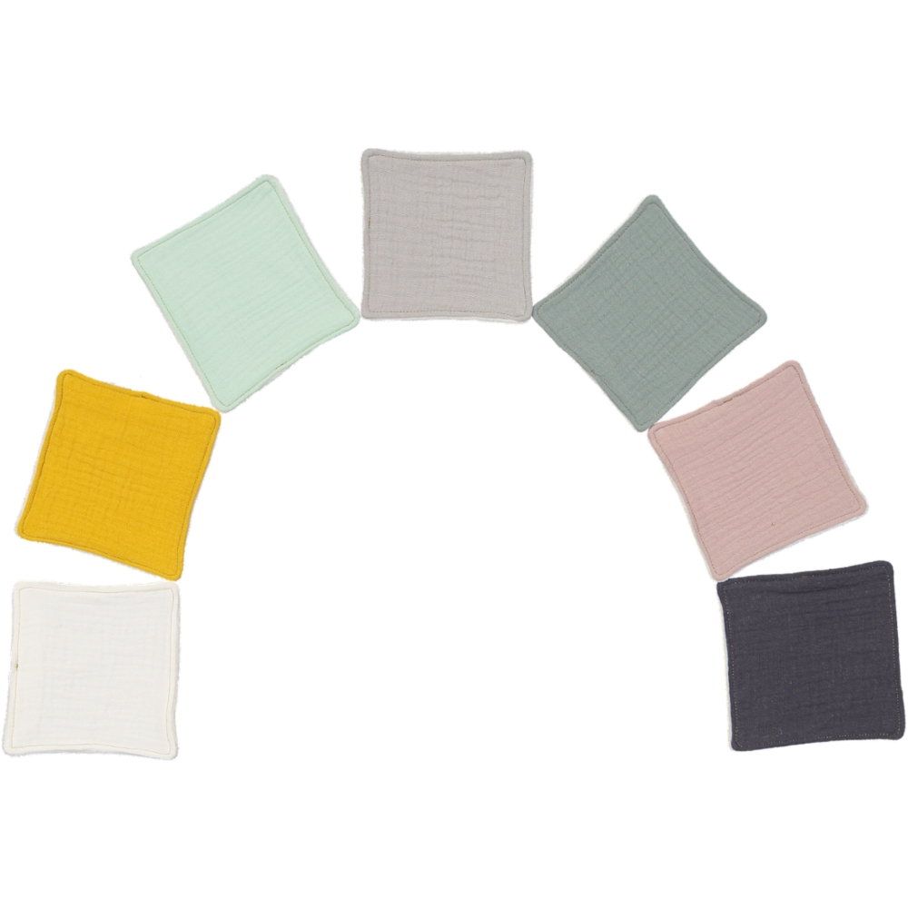 Semainier de carrés à démaquiller 3