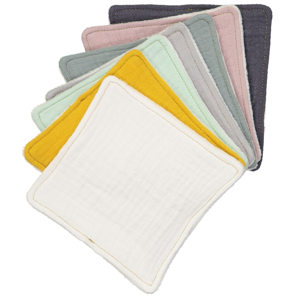 Semainier de carrés à démaquiller 2