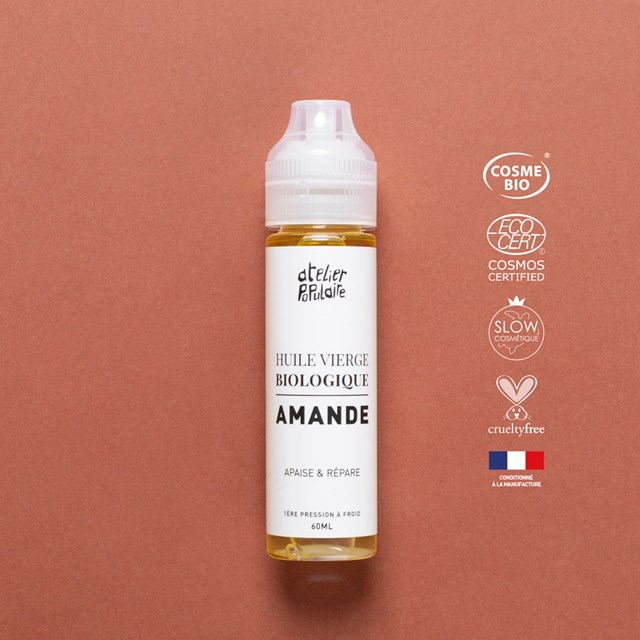 Huile vierge biologique d’Amande douce | 60mL 2