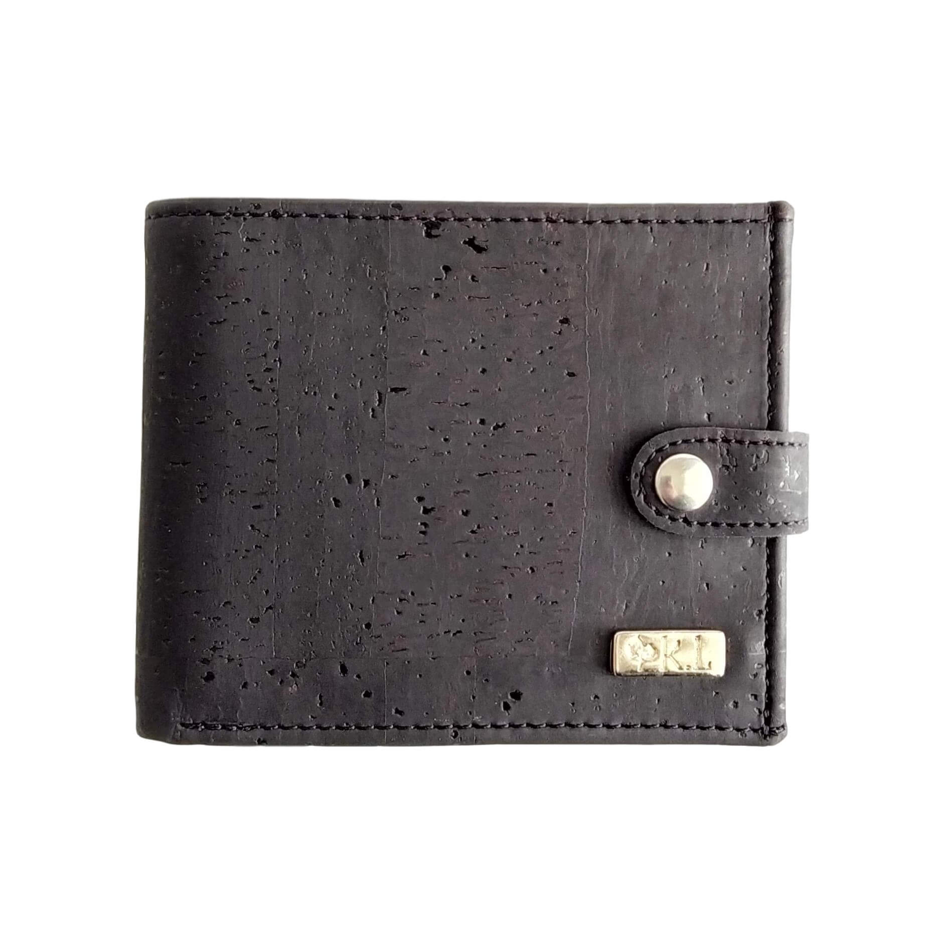 Portefeuille homme en liège marron Alex 6