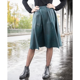 Jupe patineuse Midi - Verte Vintage 
