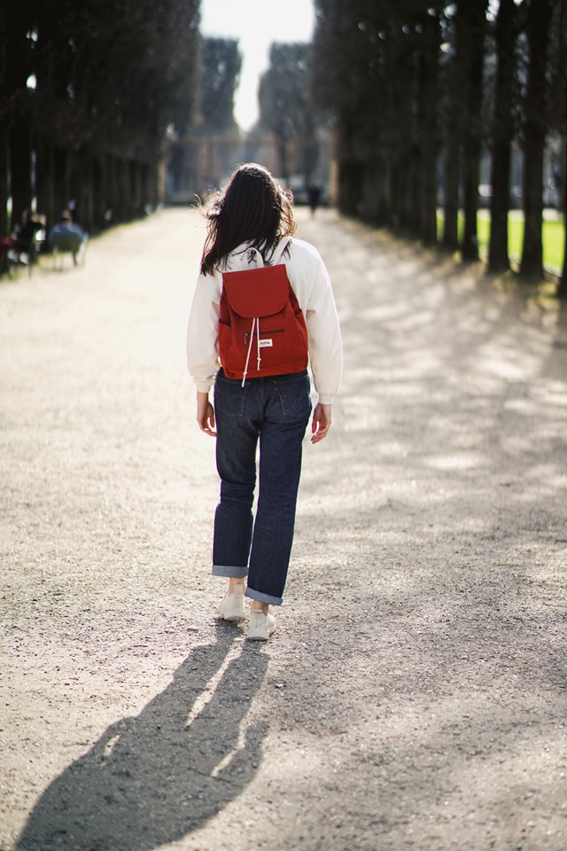Sac à dos ELIOT, terracotta, coton bio 5