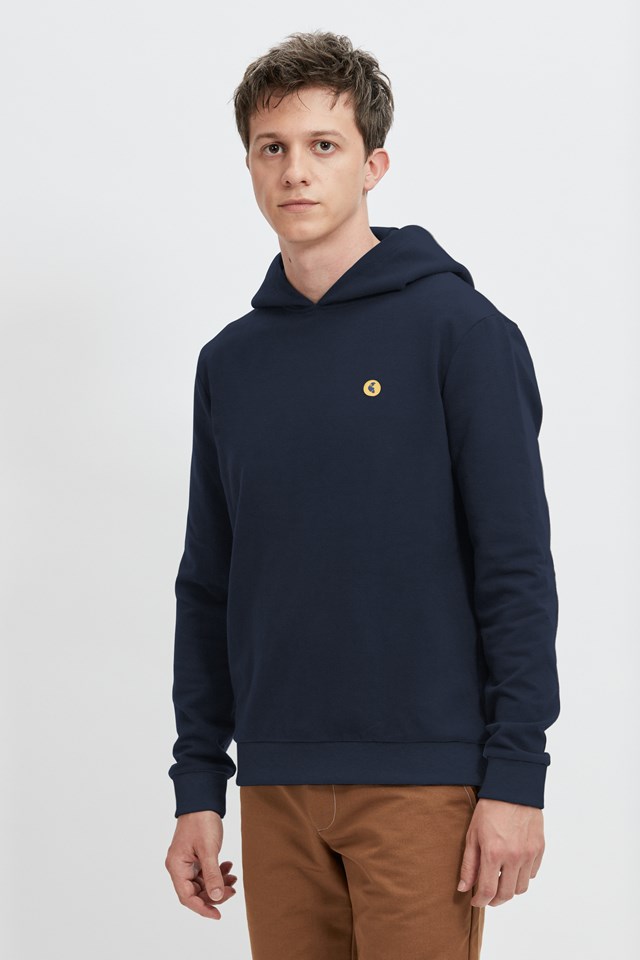 sweat-ecclo-homme-capuche-bleu-Made-in-France-et-coton-upcyclé-recyclé-dreamact-2