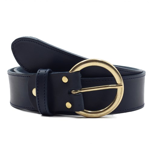 Ceinture bohème cuir bleu