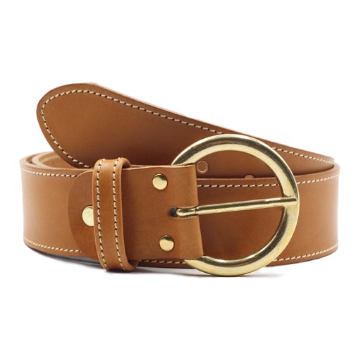 Ceinture bohème cuir camel