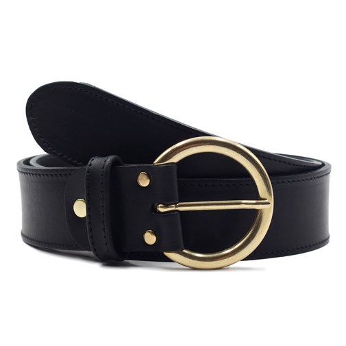 Ceinture bohème cuir noir