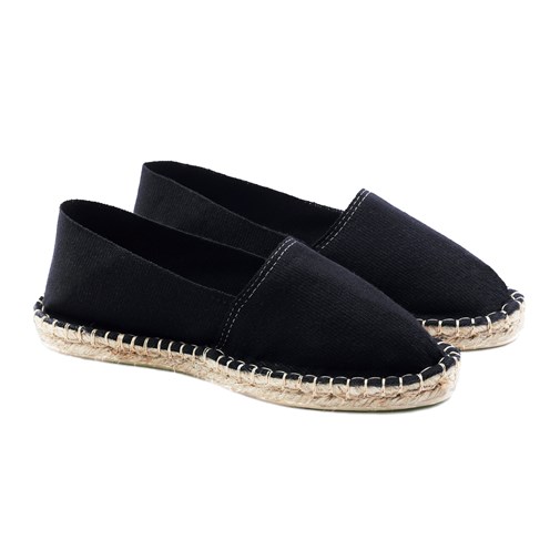 Espadrilles toile coton noir