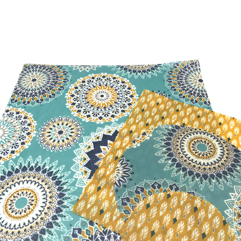 kit découverte / Mandalas - 4 wraps réutilisables en cire d'abeille, 100% made in France 4