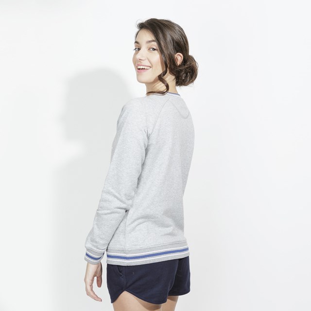 Sweat gris - Parisienne de coeur 3