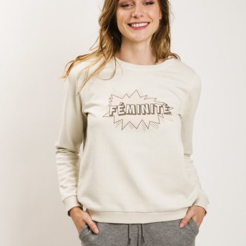 Sweat blanc - Féminité 2