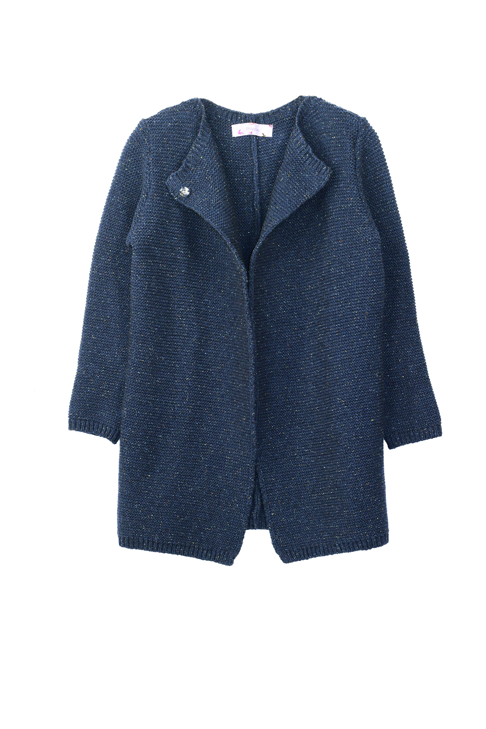 Manteau en laine reyclée - café 12