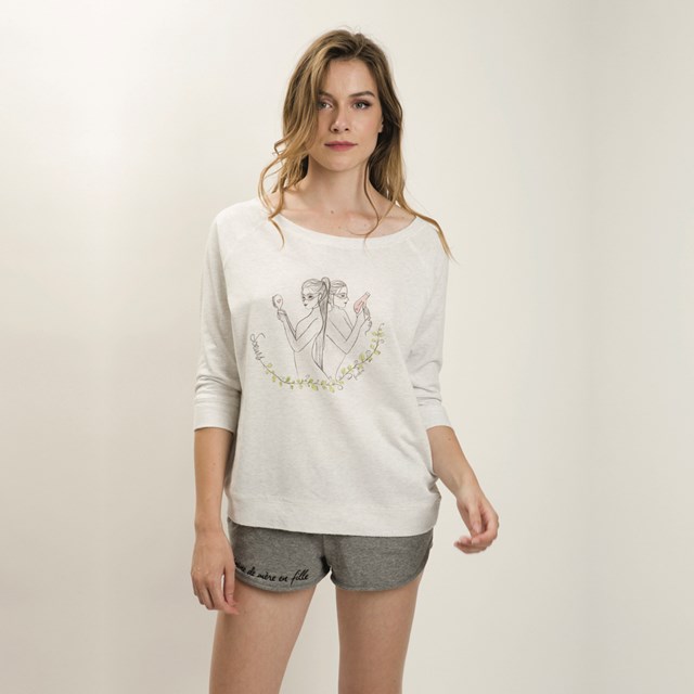 Sweat crème - Soeurs 2