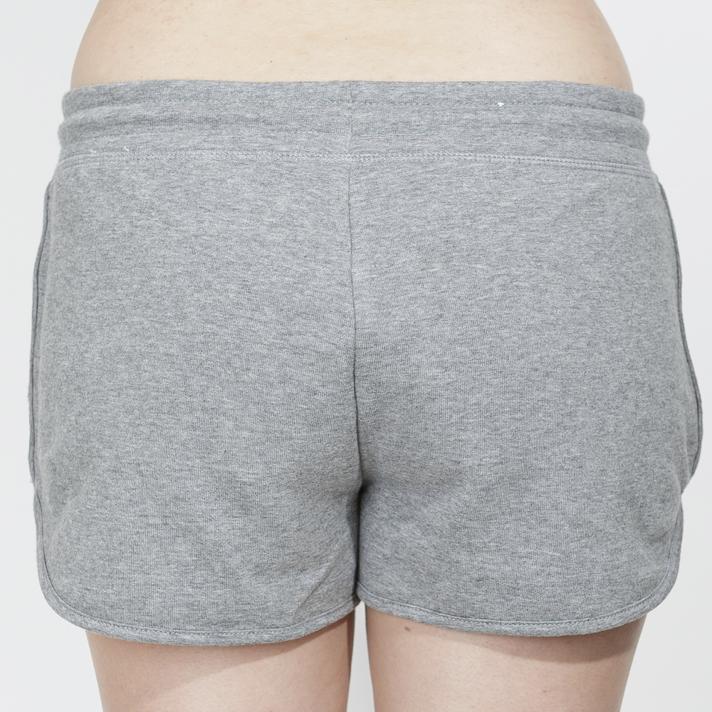Short gris brodé en coton bio - Féminine de mère en fille 4