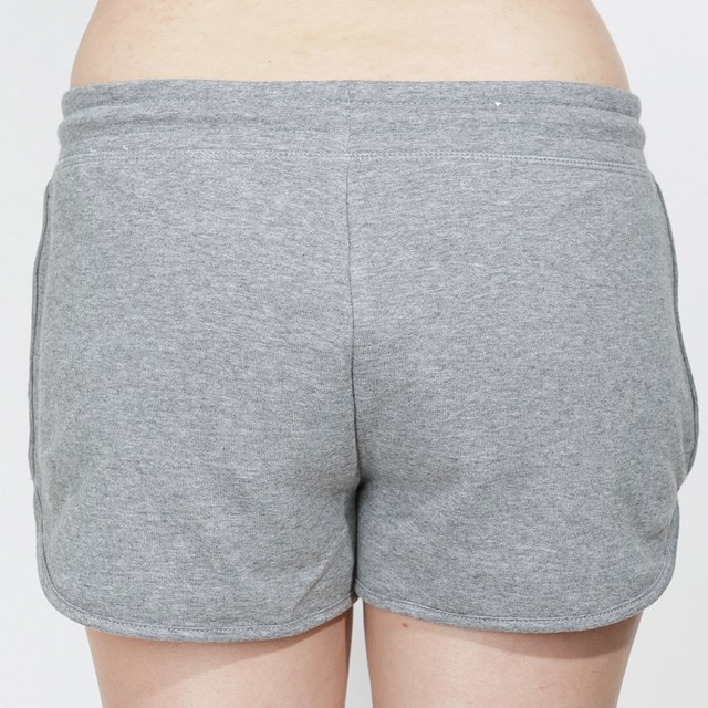 Short gris brodé en coton bio - Féminine de mère en fille 4
