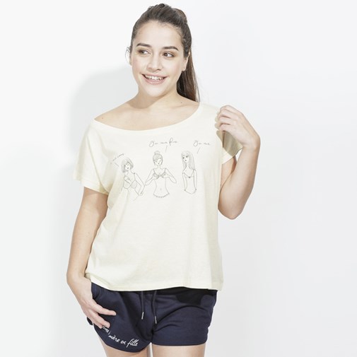 T-shirt loose jaune - J'en veux